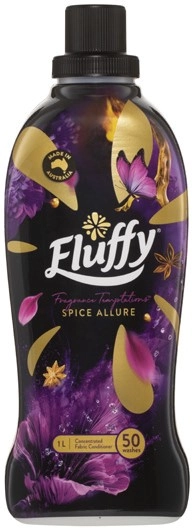 Fluffy Concentrated Fabric Conditioner 900mL-1 Litre Selected Varieties