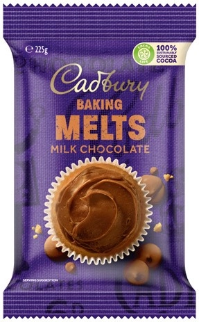 Cadbury Baking Chocolate Melts 225g, Chips 200g or Block 180g Selected Varieties