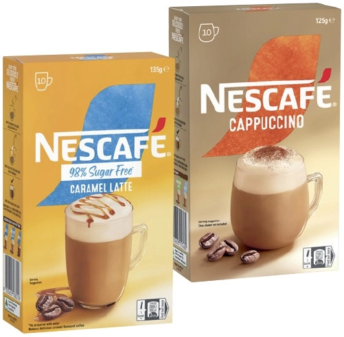 Nescafé Coffee Sachets 8-10 Pack Selected Varieties