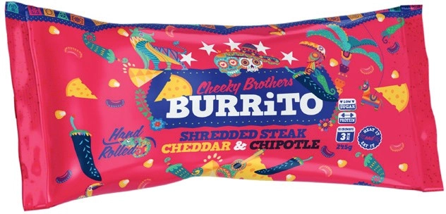 NEW Cheeky Brothers Burrito 245g Selected Varieties