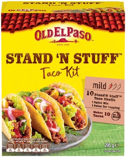 Old El Paso Taco Kit 295‑350g or Tortilla Pockets Kit 375g Selected Varieties