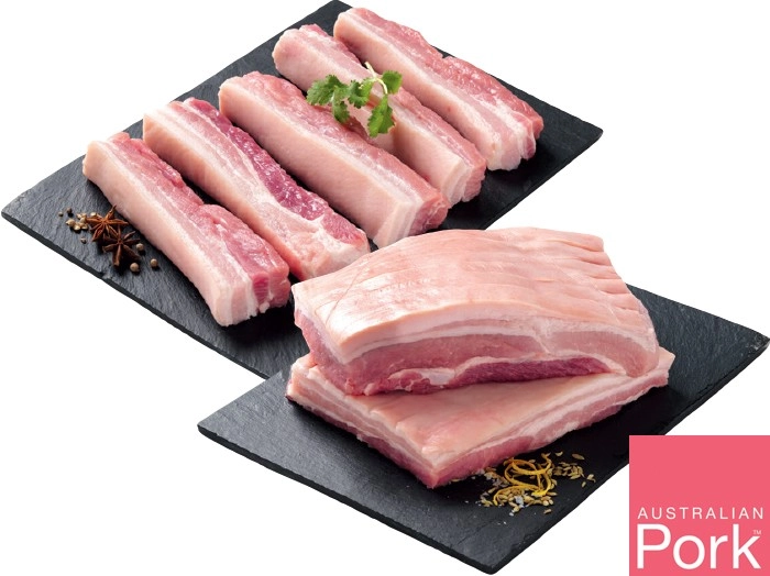 Australian Pork Belly Rashers or Portions