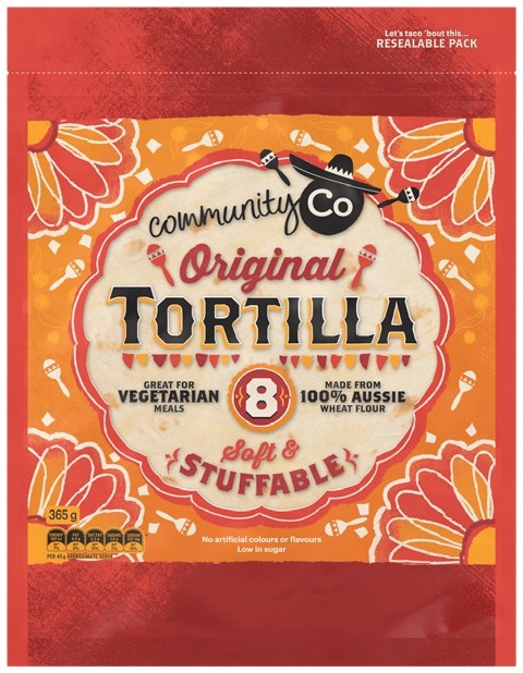 Community Co Tortillas 8 Pack Selected Varieties