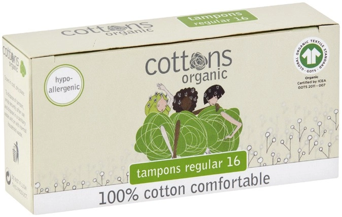 Cottons 100% Cotton Comfortable Tampons 16 Pack Selected Varieties