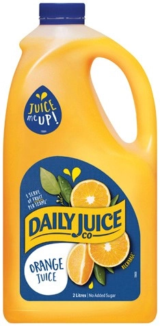 Daily Juice Co Orange Juice 2 Litre Selected Varieties