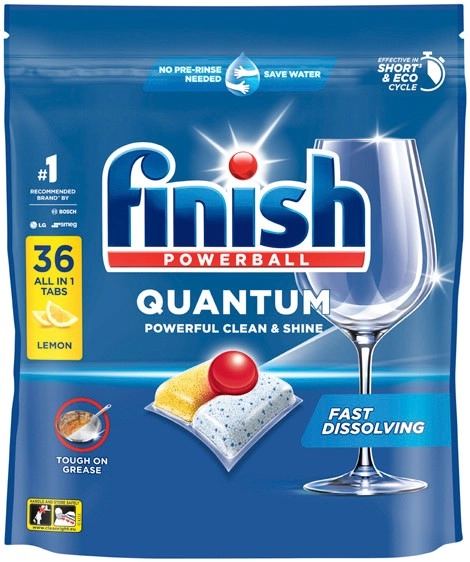 Finish Quantum All in 1 Dishwashing Tabs 36 Pack Selected Varieties