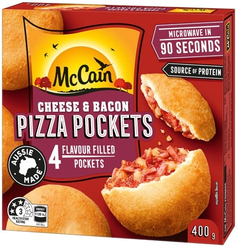 McCain Pizza Pockets 400g Selected Varieties