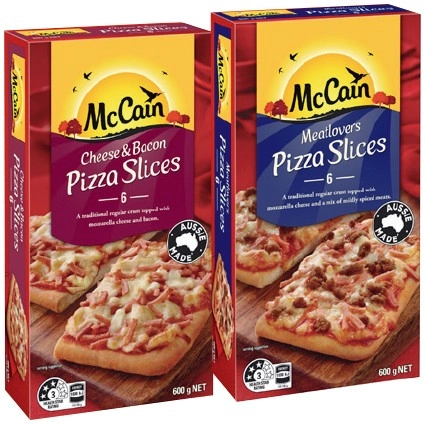 McCain Pizza Slices 540‑600g Selected Varieties