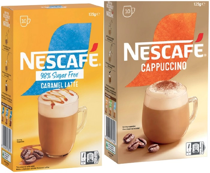 Nescafé Coffee Sachets 8‑10 Pack Selected Varieties