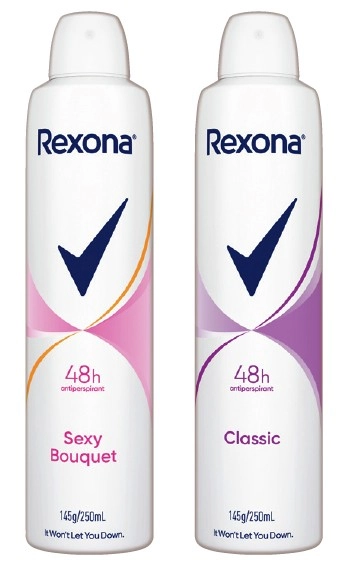 Rexona Women Antiperspirant 250mL Selected Varieties