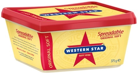 Western Star Spreadable 375g Selected Varieties