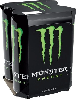 Monster Energy Drink 4x500mL Selected Varieties