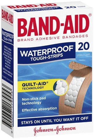 Band-Aid Waterproof Tough Strips 20 Pack*