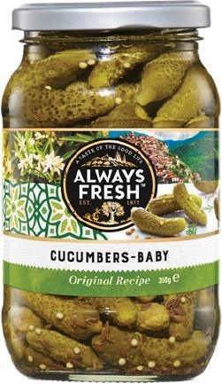 Always Fresh Cucumbers‑Baby Original Recipe 350g