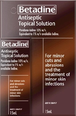 Betadine Antiseptic Topical Solution 15mL***