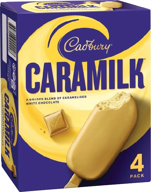 Cadbury Ice Cream Sticks 4 Pack Selected Varieties