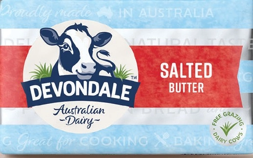 Devondale Butter Block 250g Selected Varieties