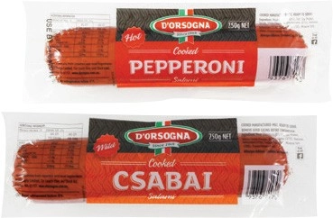 D'Orsogna Pepperoni or Csabai 250g