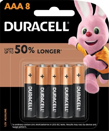 Duracell Coppertop Batteries AA 10 Pack or AAA 8 Pack