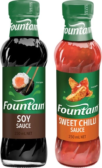 Fountain Sauce 250mL Selected Varieties