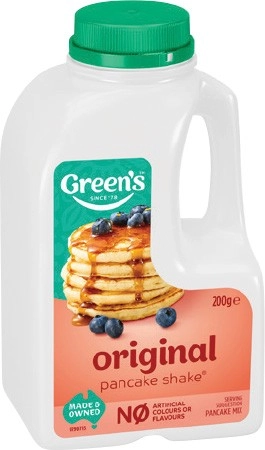 Green's Pancake Shake 190‑200g Selected Varieties