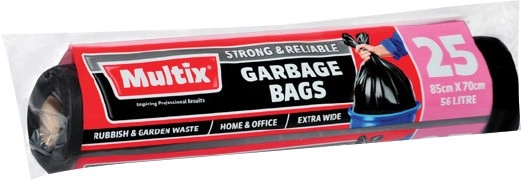 Multix Extra Wide Garbage Bags 25 Pack