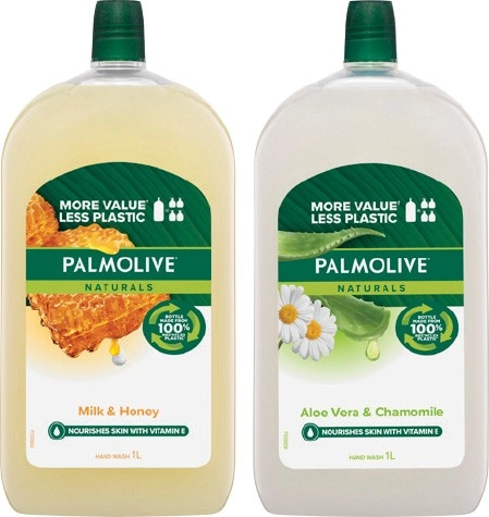 Palmolive Liquid Hand Wash Refill 1 Litre Selected Varieties