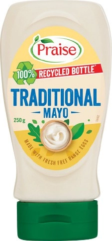 Praise Traditional Squeeze Mayo 250‑280g Selected Varieties