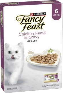 Purina Fancy Feast Wet Cat Food 6x85g Selected Varieties