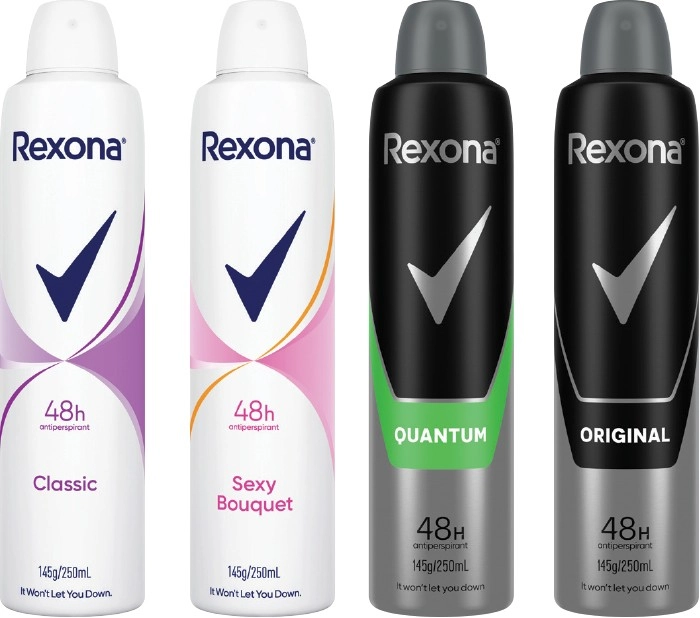 Rexona Antiperspirant 250mL Selected Varieties