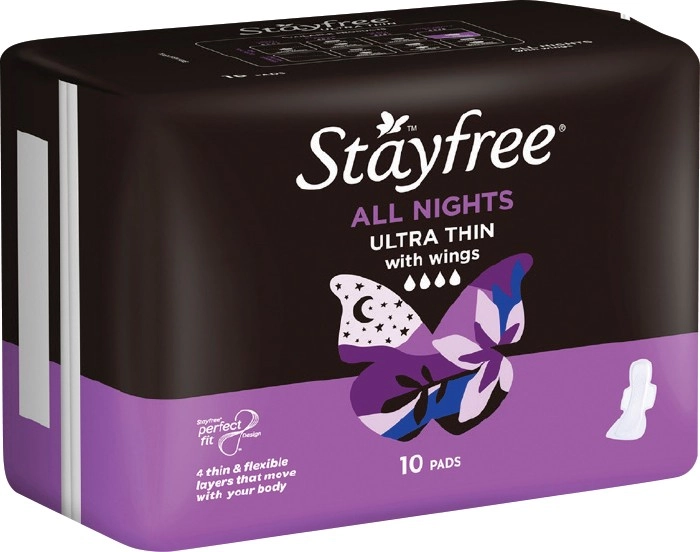 Stayfree Ultra Thin Pads 10‑16 Pack Selected Varieties