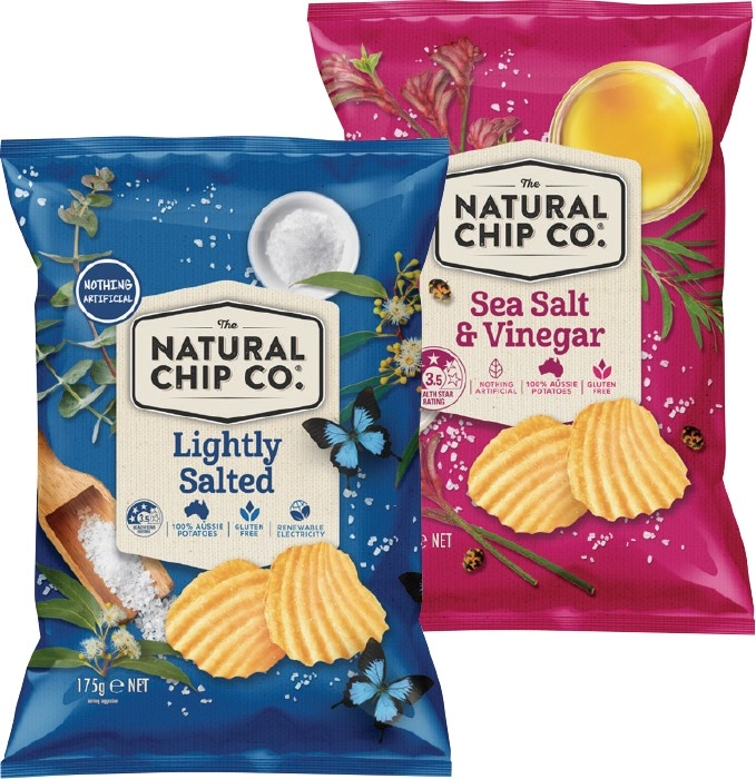 The Natural Chip Co. Chips 150‑175g Selected Varieties