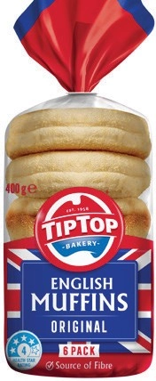 Tip Top Muffins 6 Pack Selected Varieties