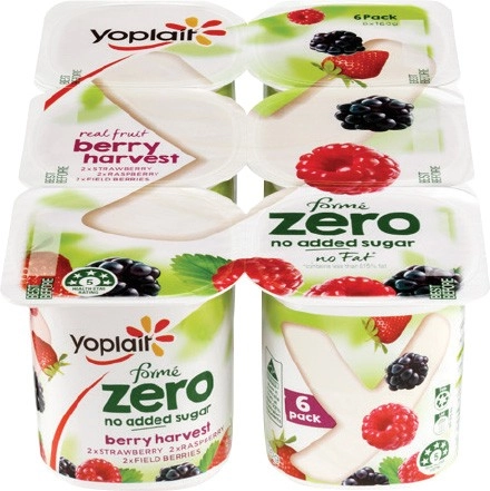 Yoplait Formé Zero Berry Harvest 6x160g