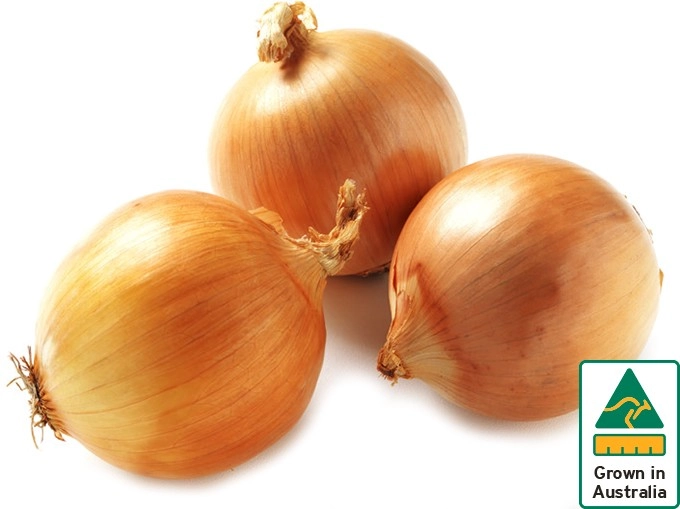 Australian Pre-Packed Brown Onions 1kg Pack