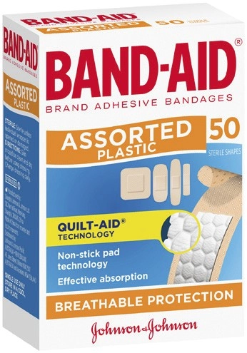 Band‑Aid Clear or Plastic Strips 40‑50 Pack Selected Varieties*