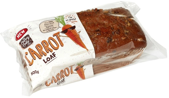 The Happy Cake Co. Banana Bread or Carrot Loaf 500-550g Selected Varieties