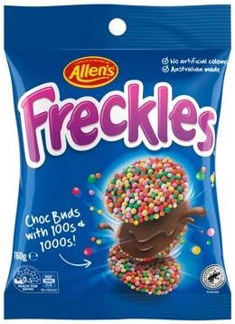 Allen’s Freckles or Jaffas or Nestlé Smarties Share Pack 160g