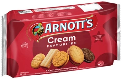 Arnott's Cream Favourites Biscuits 500g