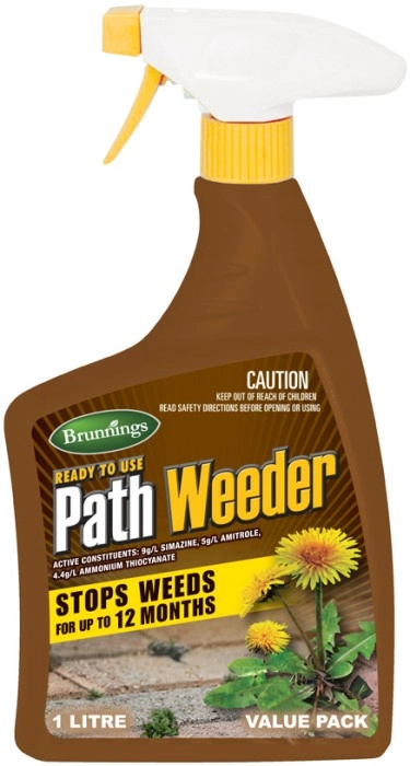 Brunnings Path Weeder Ready To Use 1 Litre