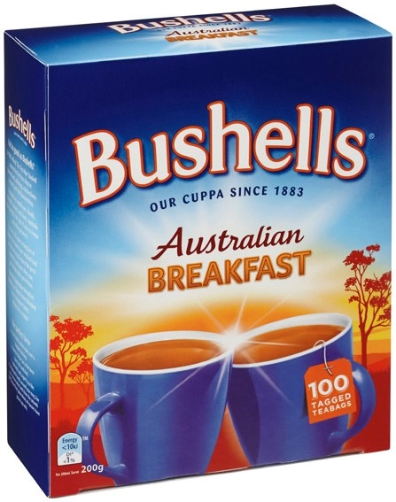 Bushells Australian Breakfast Tea Bags 100 Pack