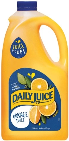 Daily Juice Co Orange Juice 2 Litre Selected Varieties