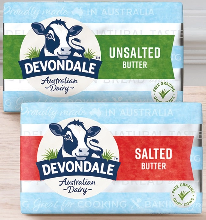 Devondale Butter Block 250g Selected Varieties