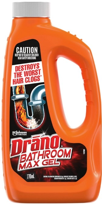 Drano Bathroom or Kitchen Max Gel 770mL