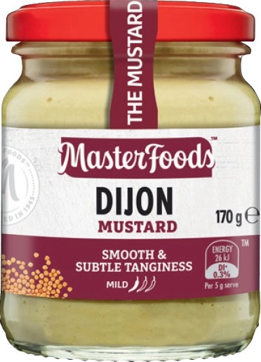 MasterFoods Mustard 170‑175g or Horseradish Cream 175g Selected Varieties