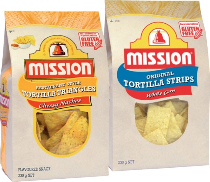 Mission Tortilla Corn Chips 230g Selected Varieties