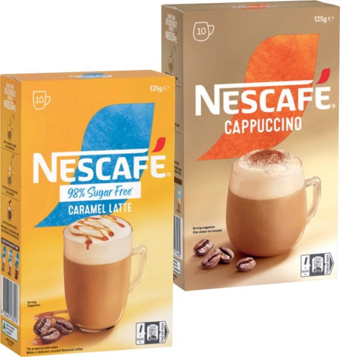 Nescafé Coffee Sachets 8‑10 Pack Selected Varieties