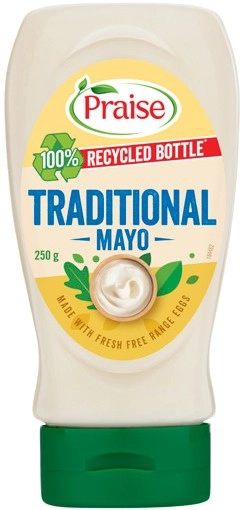 Praise Traditional Squeeze Mayo 250‑280g Selected Varieties