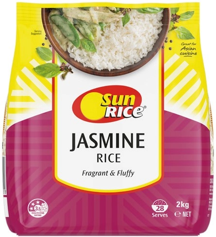 SunRice Jasmine Rice 2kg