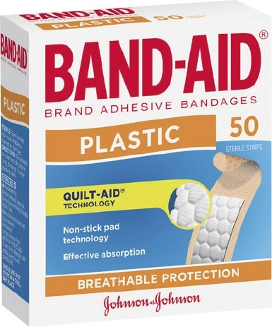 Band‑Aid Clear or Plastic Strips 40‑50 Pack Selected Varieties*